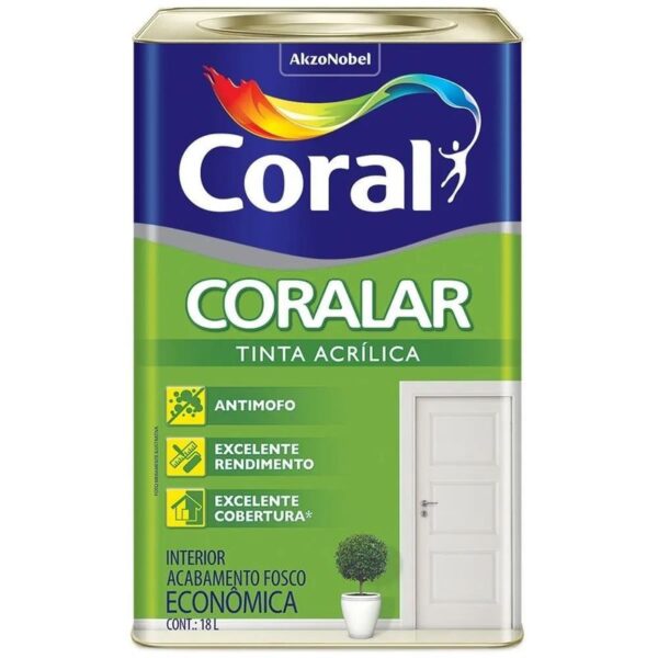 Coralar Acrílica Mais desempenho 18L Verde Vale