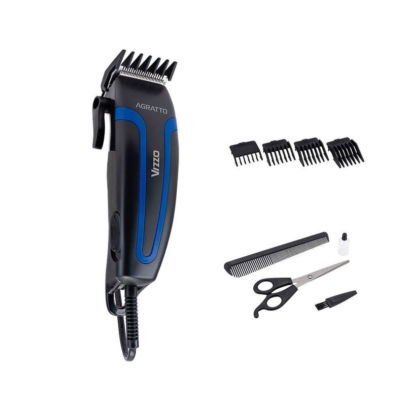Cortador de Cabelo Agratto Vizzo CR01 Preto 10w 127v