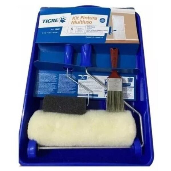 Kit Pintura 5 Peças Tigre