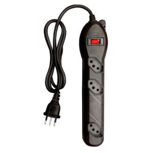 Filtro De Linha Qualitronix 3 Tomadas Bivolt Preto - QFL3.