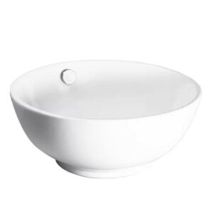 Cuba de Apoio Pettra Onix 37x37x15,7 Branco com válvula