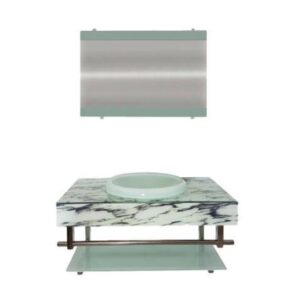 Gabinete de Vidro Pettra Saturno com 80 cm Branco*