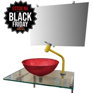 Gabinete de Vidro Pettra Atalaia Vermelho ( Sem Válvula )*