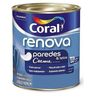 Tinta Coral Renva Acrilica Branco Brilhante 1/4