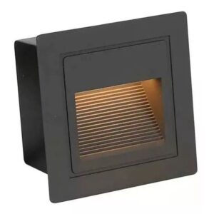 Balizador Milenio Led Maja de Embutir IP65 2w 3000k Preto