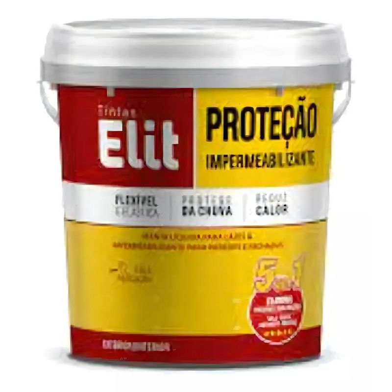 Manta Liquida Elit Impermeabilizante Laje Branco Balde 12kg