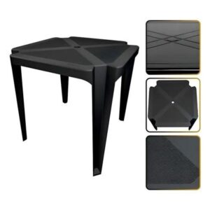 MESA  JR PLASTICOS MONOBLOCO PRETO