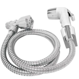 Ducha Higiênica Leão 3201 Inox 304 com Registro 1/4 de Volta e Rabicho 1,20m