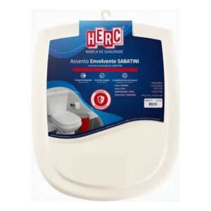 Assento Sanitário Envolvente Modelo Sabatini Herc Palha