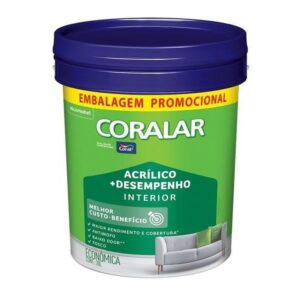 Tinta Acrílica Coral Coralar Mais Desempenho Branco Gelo