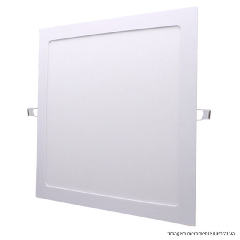 Painel LED Embutir Empalux 12W Quadrado 6000K