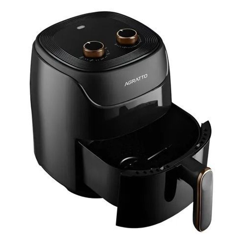 Fritadeira Elétrica Air Fryer Agratto Supremma 4,0L 1400W 220V - Preta AFSC01-02