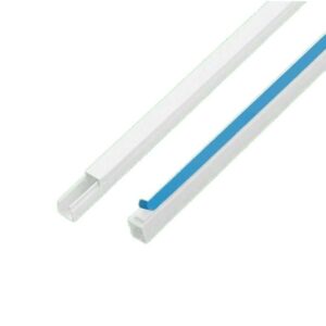 Canaleta de PVC Branca FAME Sistema X 10x10mm
