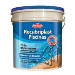 Tinta Impermeabilizante Recubriplast para Piscina Azul Galão 3.6Lts